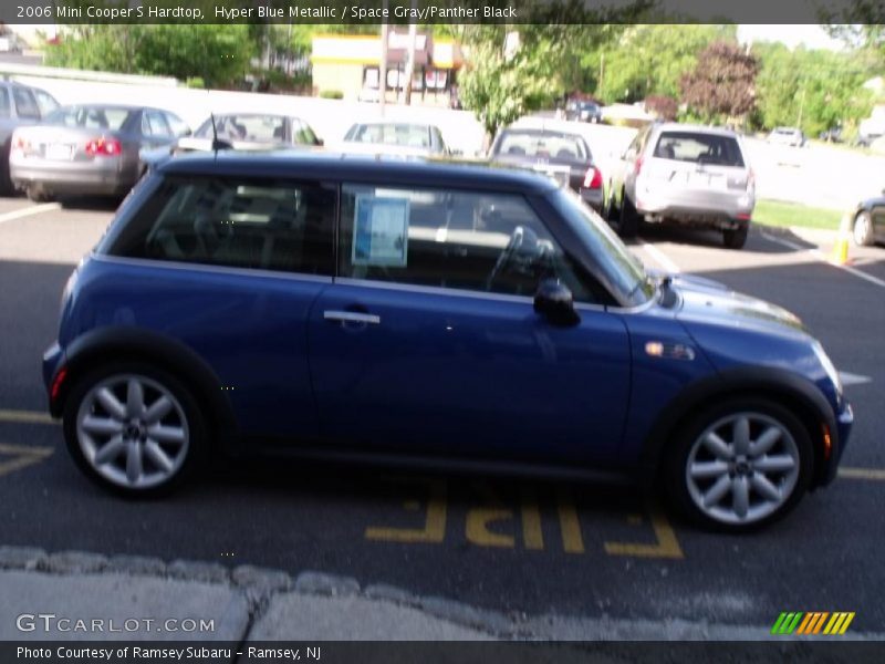 Hyper Blue Metallic / Space Gray/Panther Black 2006 Mini Cooper S Hardtop