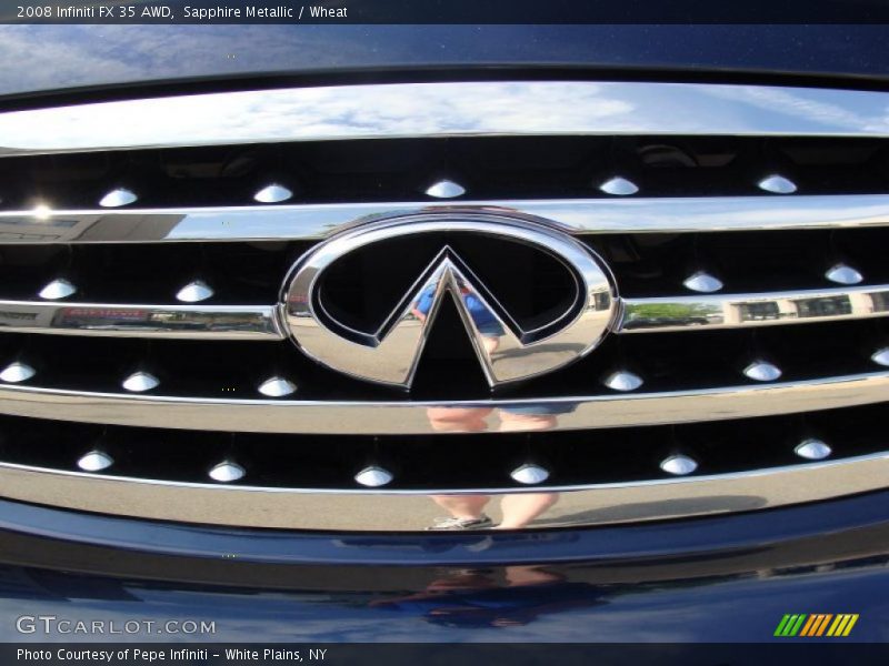 Sapphire Metallic / Wheat 2008 Infiniti FX 35 AWD