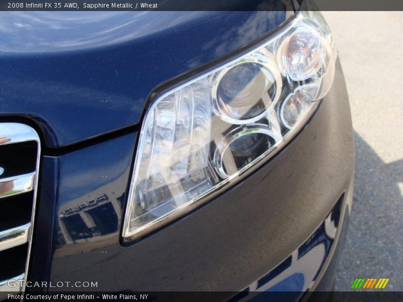 Sapphire Metallic / Wheat 2008 Infiniti FX 35 AWD