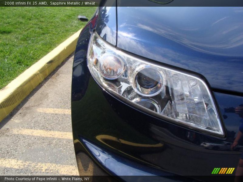 Sapphire Metallic / Wheat 2008 Infiniti FX 35 AWD