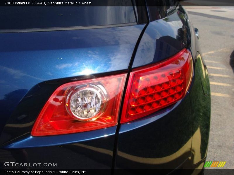 Sapphire Metallic / Wheat 2008 Infiniti FX 35 AWD