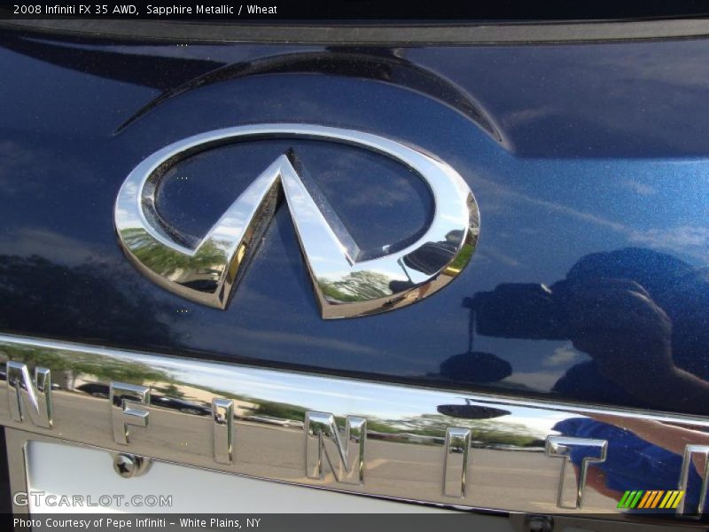 Sapphire Metallic / Wheat 2008 Infiniti FX 35 AWD