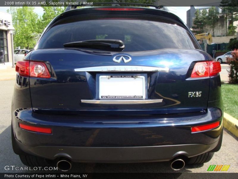 Sapphire Metallic / Wheat 2008 Infiniti FX 35 AWD