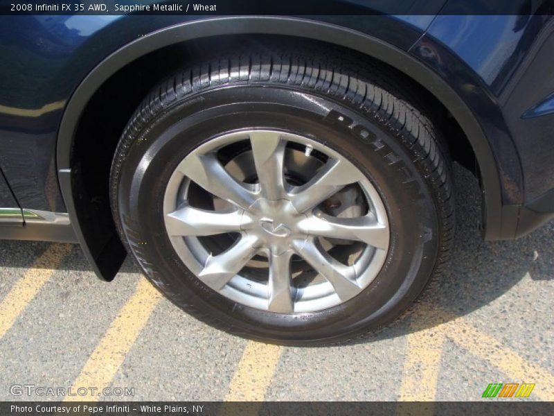 Sapphire Metallic / Wheat 2008 Infiniti FX 35 AWD
