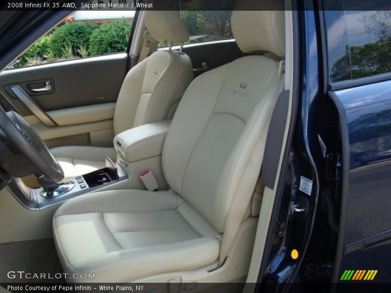Sapphire Metallic / Wheat 2008 Infiniti FX 35 AWD
