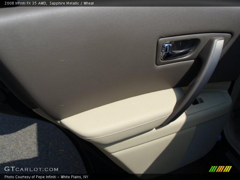 Sapphire Metallic / Wheat 2008 Infiniti FX 35 AWD