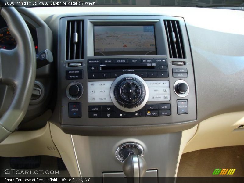 Sapphire Metallic / Wheat 2008 Infiniti FX 35 AWD