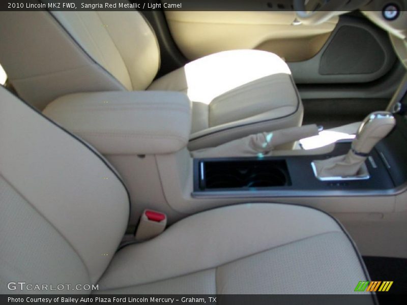 Sangria Red Metallic / Light Camel 2010 Lincoln MKZ FWD