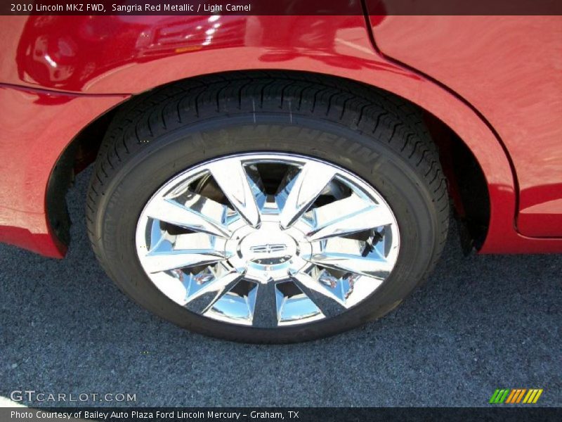 Sangria Red Metallic / Light Camel 2010 Lincoln MKZ FWD
