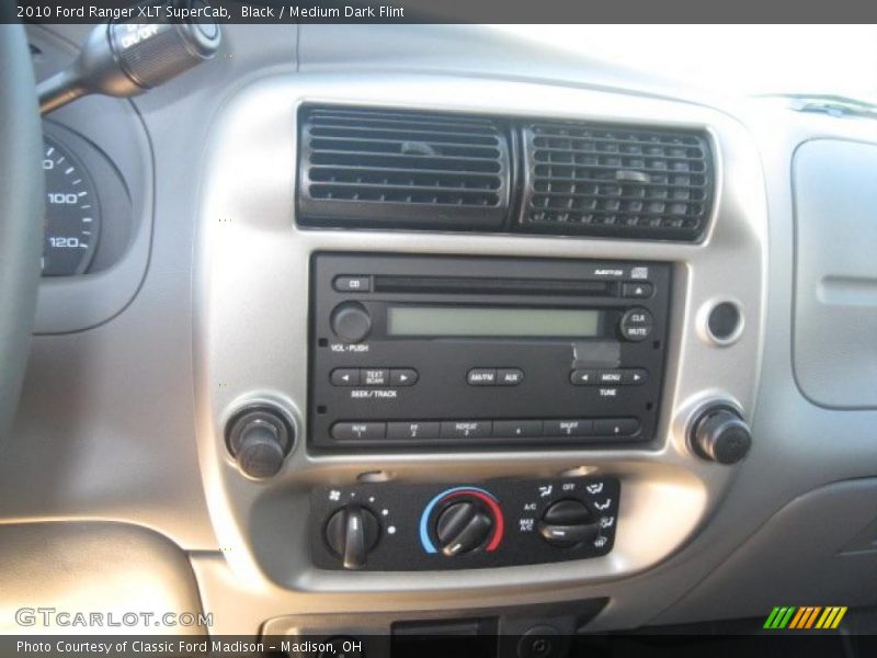 Black / Medium Dark Flint 2010 Ford Ranger XLT SuperCab