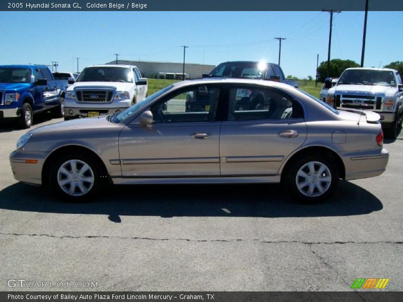 Golden Beige / Beige 2005 Hyundai Sonata GL