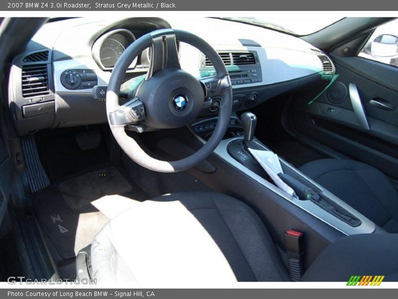 Stratus Grey Metallic / Black 2007 BMW Z4 3.0i Roadster
