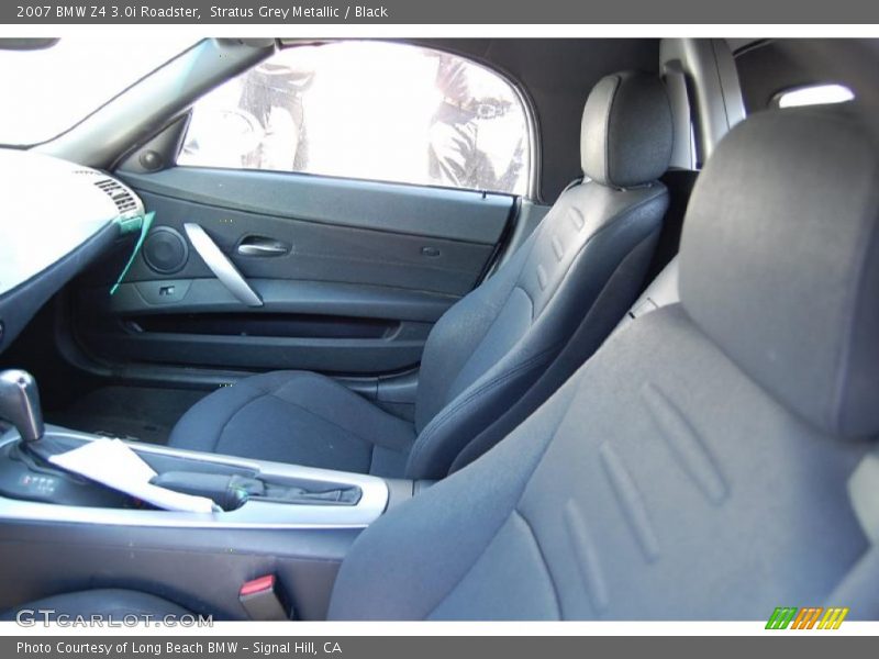 Stratus Grey Metallic / Black 2007 BMW Z4 3.0i Roadster