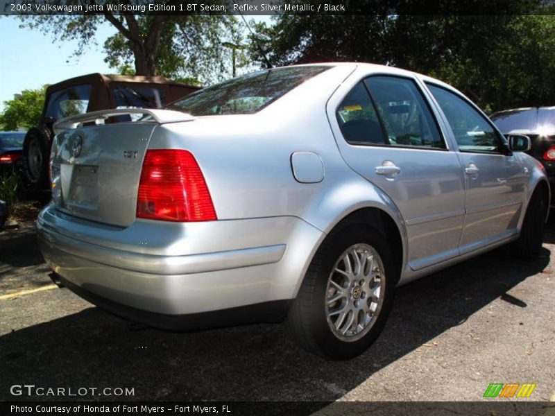 Reflex Silver Metallic / Black 2003 Volkswagen Jetta Wolfsburg Edition 1.8T Sedan
