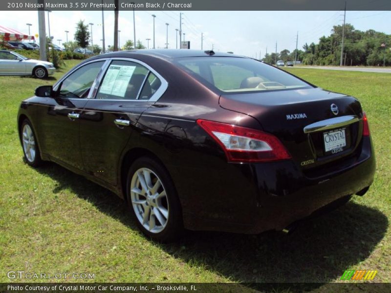 Crimson Black / Charcoal 2010 Nissan Maxima 3.5 SV Premium