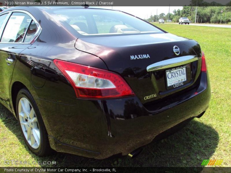 Crimson Black / Charcoal 2010 Nissan Maxima 3.5 SV Premium