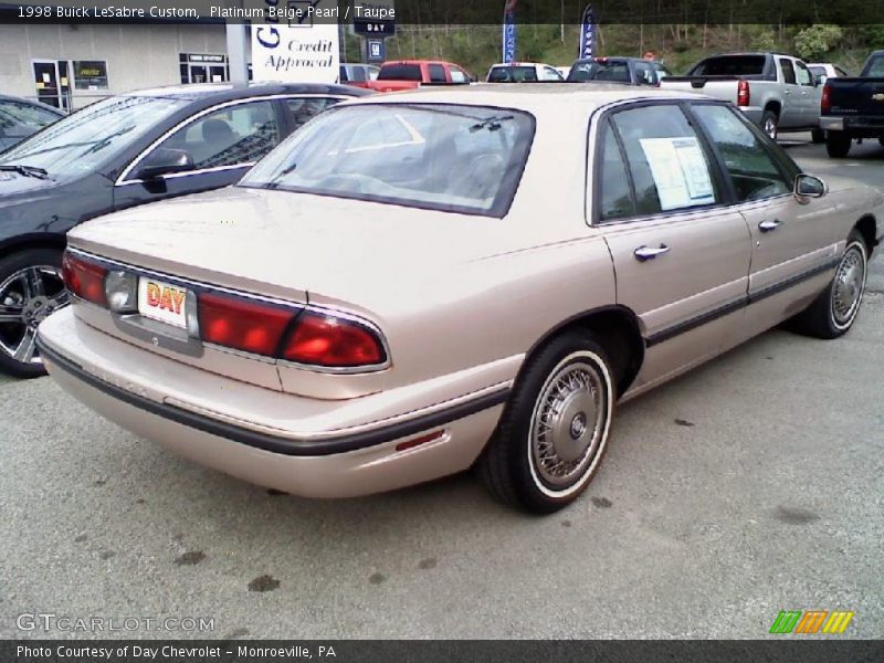 Platinum Beige Pearl / Taupe 1998 Buick LeSabre Custom