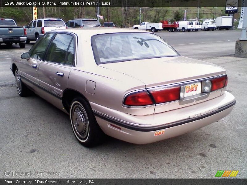 Platinum Beige Pearl / Taupe 1998 Buick LeSabre Custom