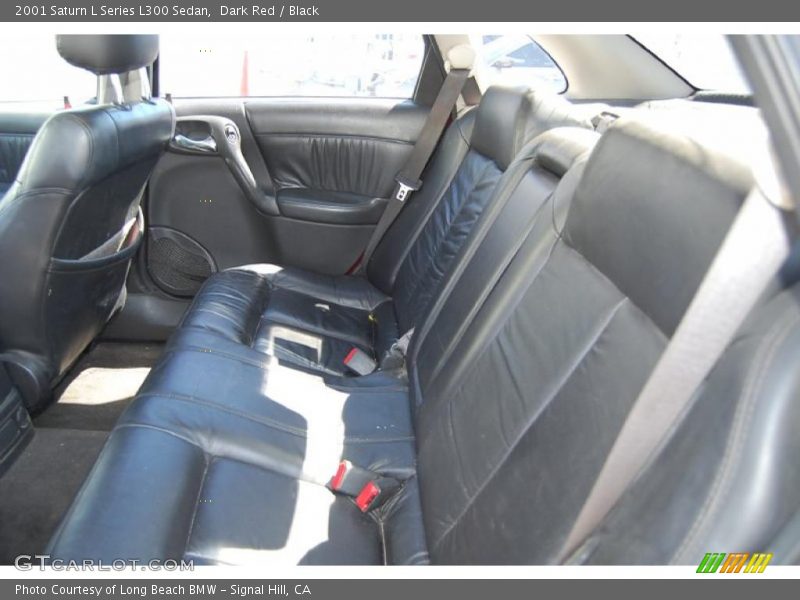 Dark Red / Black 2001 Saturn L Series L300 Sedan