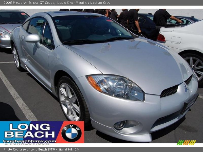 Liquid Silver Metallic / Medium Gray 2006 Mitsubishi Eclipse GT Coupe