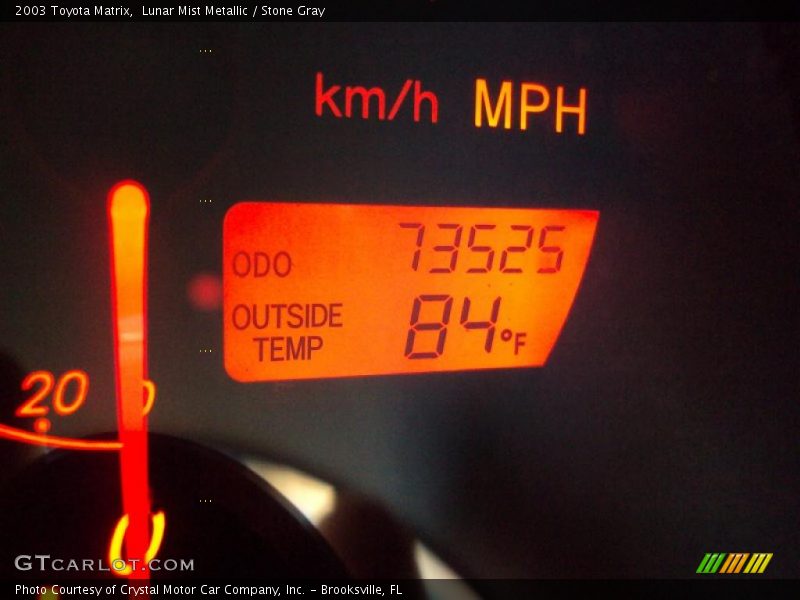 Lunar Mist Metallic / Stone Gray 2003 Toyota Matrix