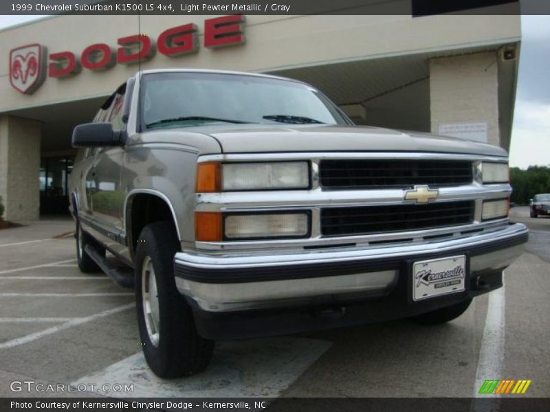 Light Pewter Metallic / Gray 1999 Chevrolet Suburban K1500 LS 4x4
