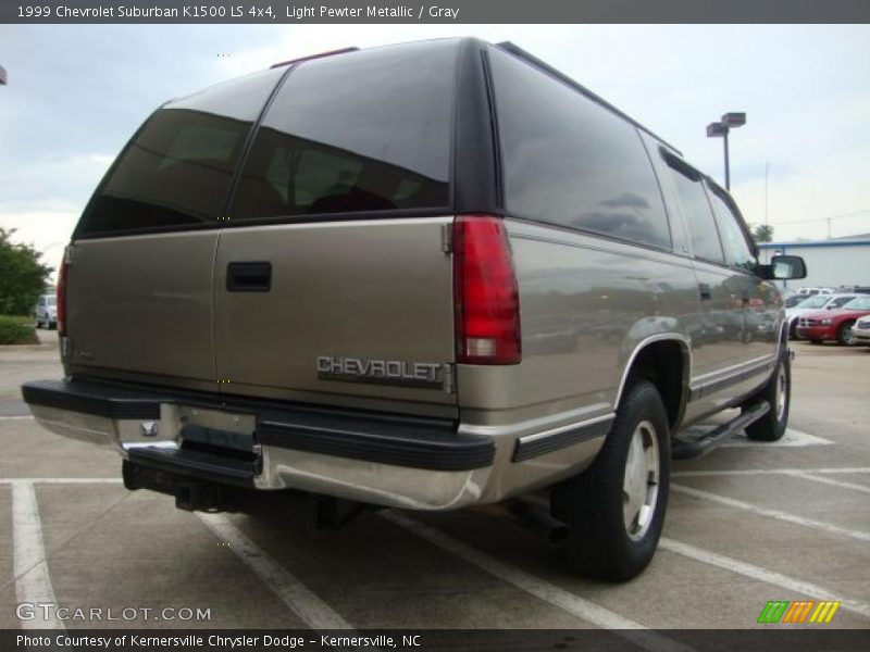 Light Pewter Metallic / Gray 1999 Chevrolet Suburban K1500 LS 4x4