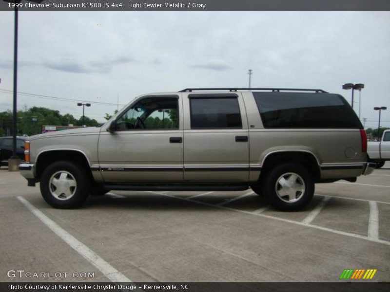 Light Pewter Metallic / Gray 1999 Chevrolet Suburban K1500 LS 4x4