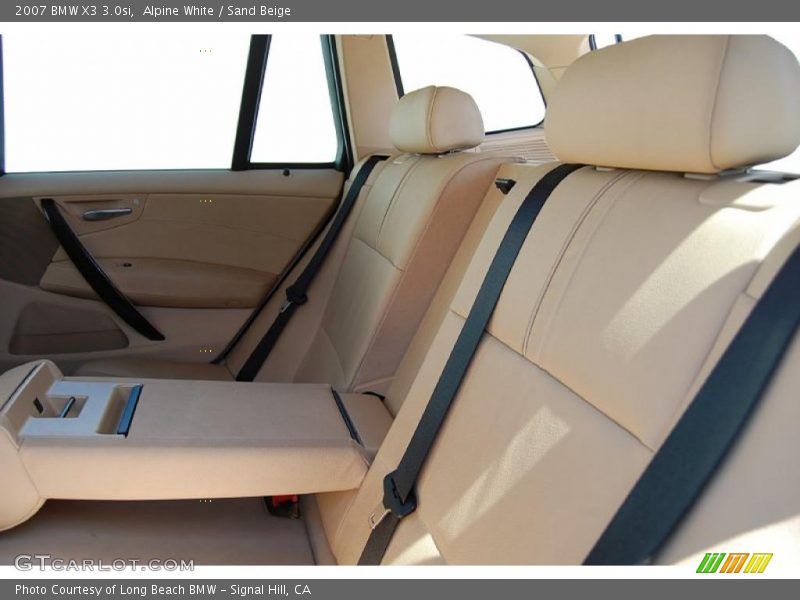 Alpine White / Sand Beige 2007 BMW X3 3.0si