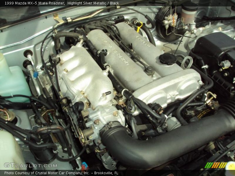 Highlight Silver Metallic / Black 1999 Mazda MX-5 Miata Roadster