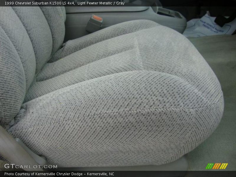Light Pewter Metallic / Gray 1999 Chevrolet Suburban K1500 LS 4x4