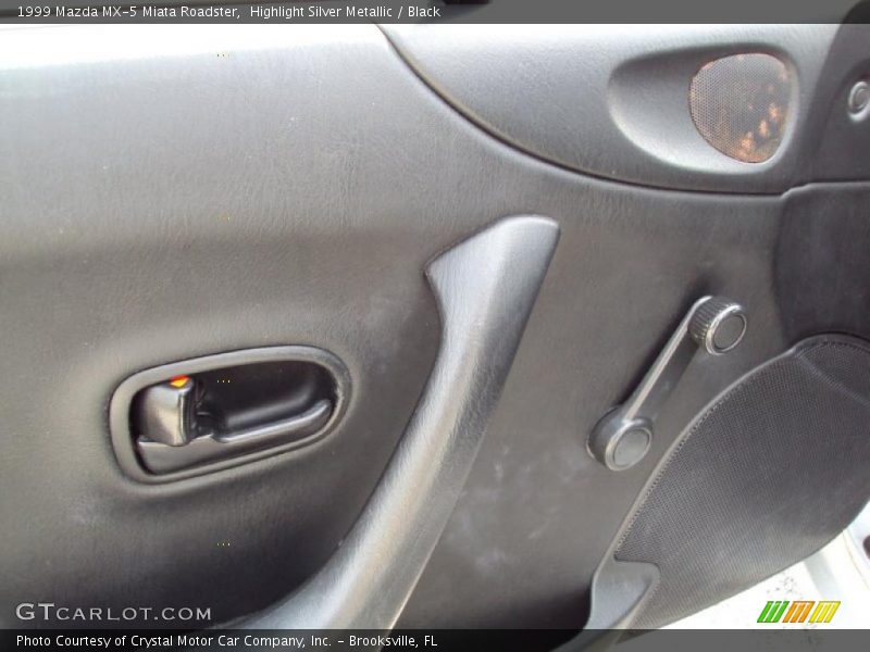Highlight Silver Metallic / Black 1999 Mazda MX-5 Miata Roadster