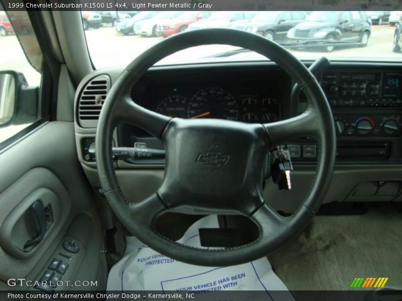 Light Pewter Metallic / Gray 1999 Chevrolet Suburban K1500 LS 4x4