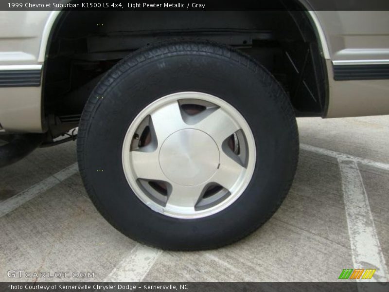 Light Pewter Metallic / Gray 1999 Chevrolet Suburban K1500 LS 4x4