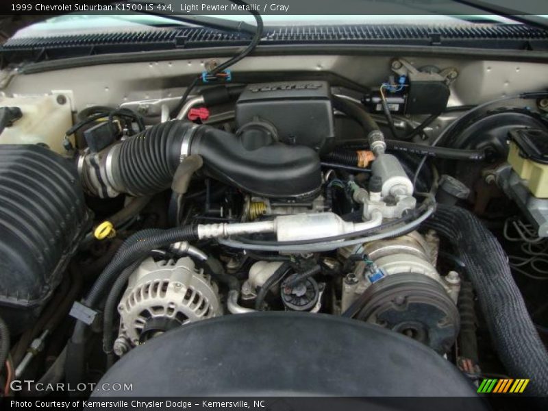 Light Pewter Metallic / Gray 1999 Chevrolet Suburban K1500 LS 4x4
