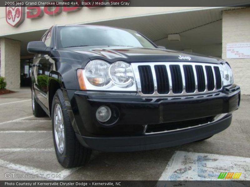 Black / Medium Slate Gray 2006 Jeep Grand Cherokee Limited 4x4
