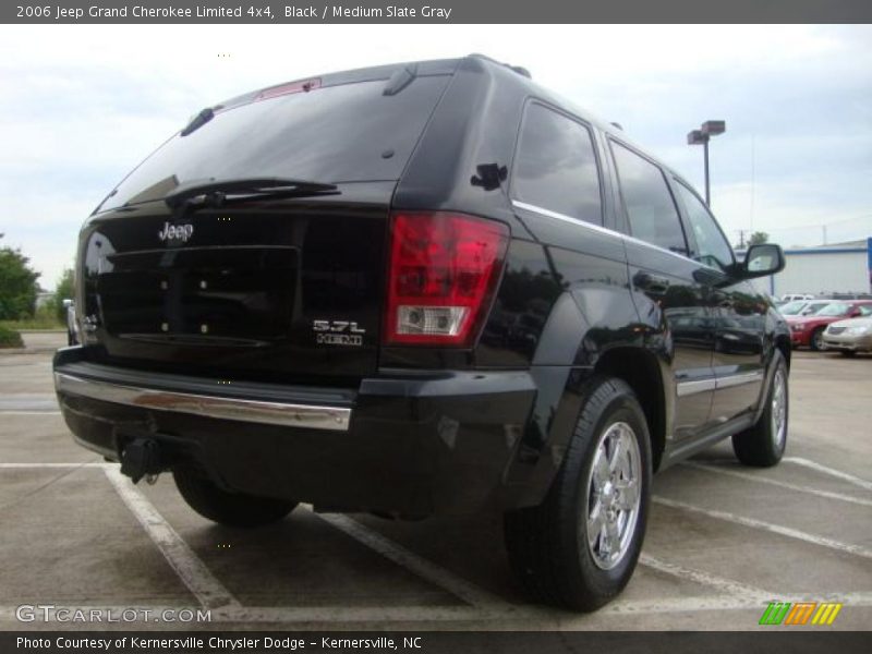 Black / Medium Slate Gray 2006 Jeep Grand Cherokee Limited 4x4
