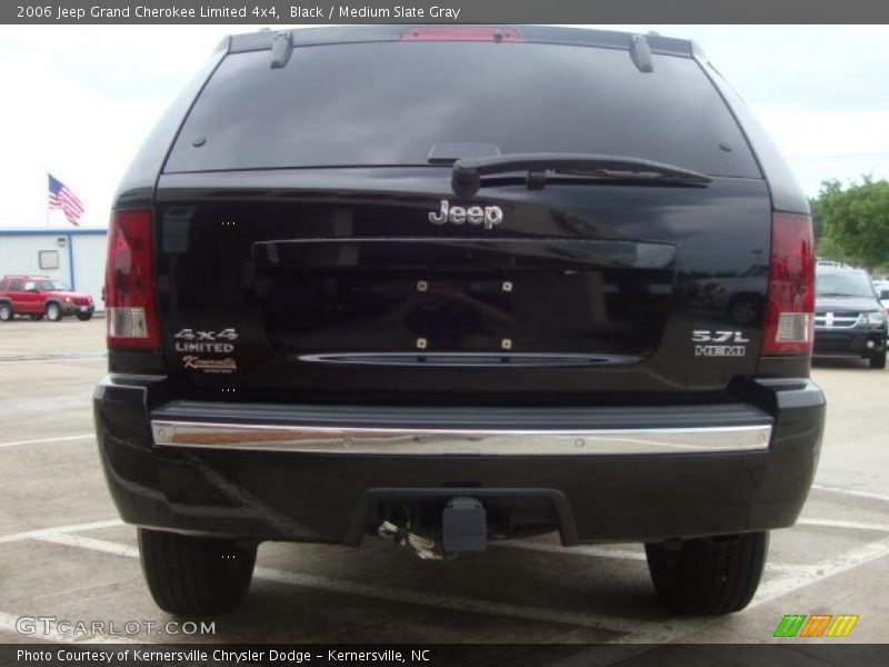 Black / Medium Slate Gray 2006 Jeep Grand Cherokee Limited 4x4