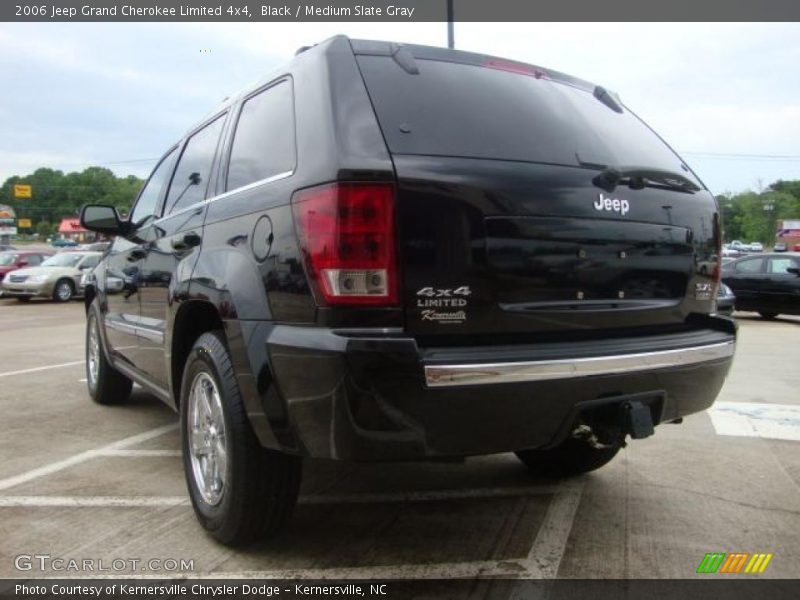 Black / Medium Slate Gray 2006 Jeep Grand Cherokee Limited 4x4