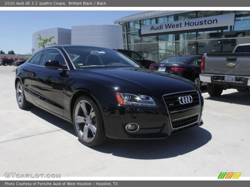 Brilliant Black / Black 2010 Audi A5 3.2 quattro Coupe