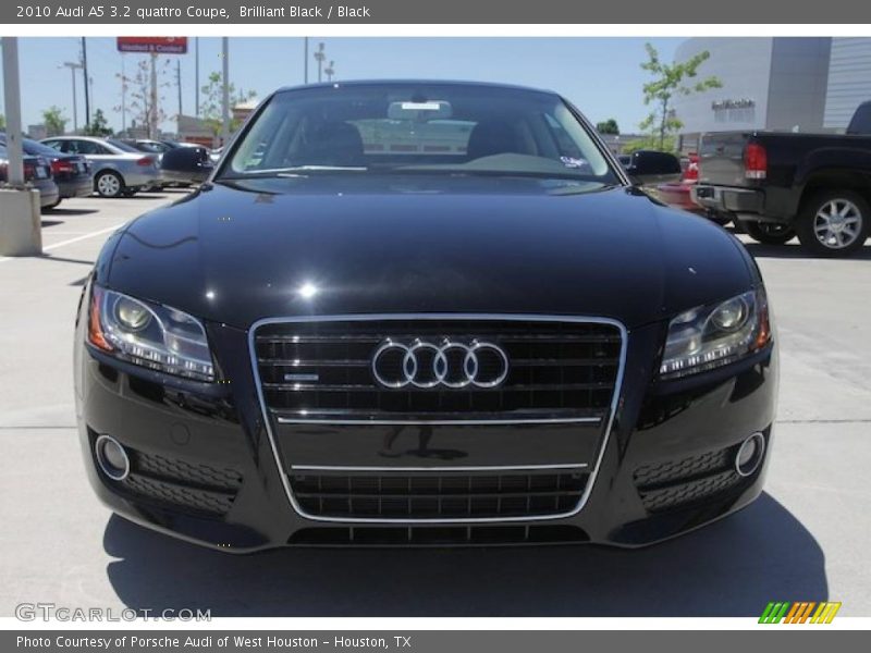 Brilliant Black / Black 2010 Audi A5 3.2 quattro Coupe