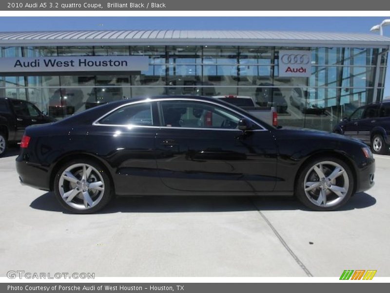 Brilliant Black / Black 2010 Audi A5 3.2 quattro Coupe
