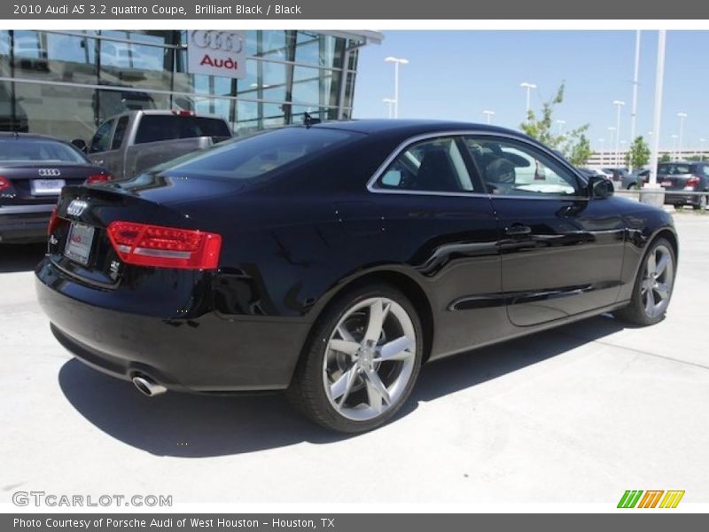 Brilliant Black / Black 2010 Audi A5 3.2 quattro Coupe