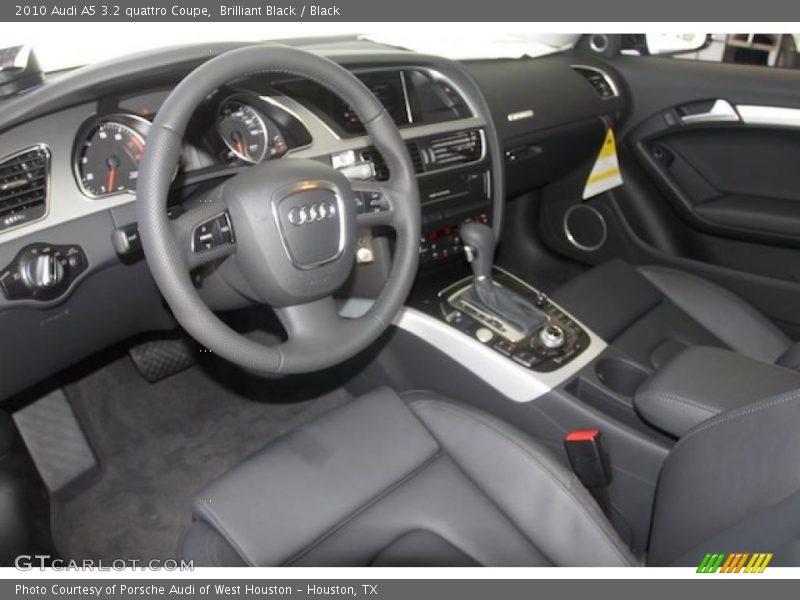 Brilliant Black / Black 2010 Audi A5 3.2 quattro Coupe