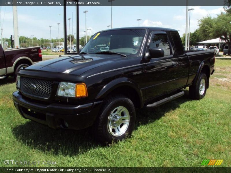 Black / Dark Graphite 2003 Ford Ranger XLT SuperCab