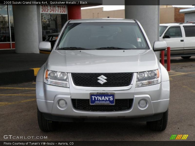 Quicksilver Metallic / Black 2008 Suzuki Grand Vitara 4x4
