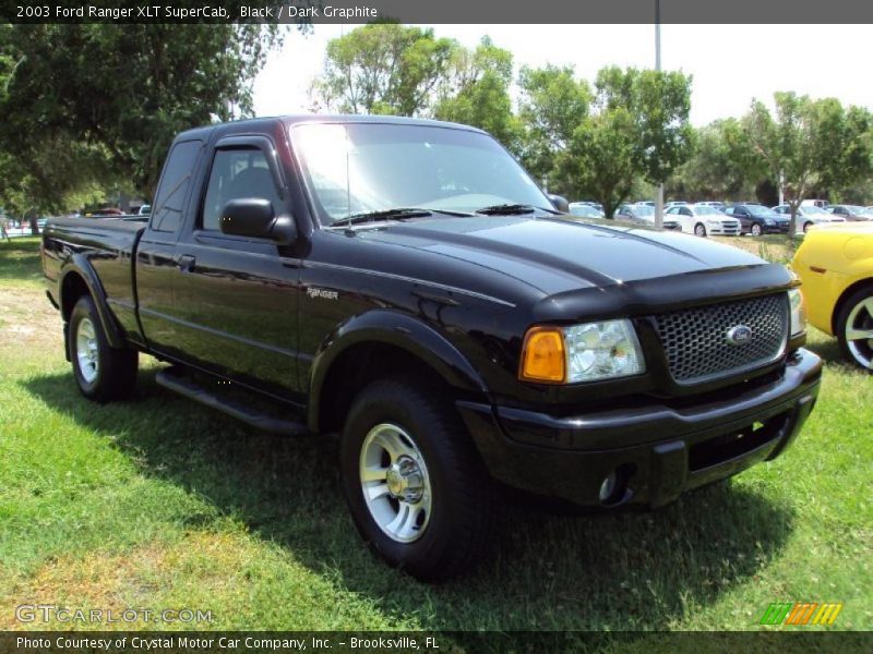 Black / Dark Graphite 2003 Ford Ranger XLT SuperCab