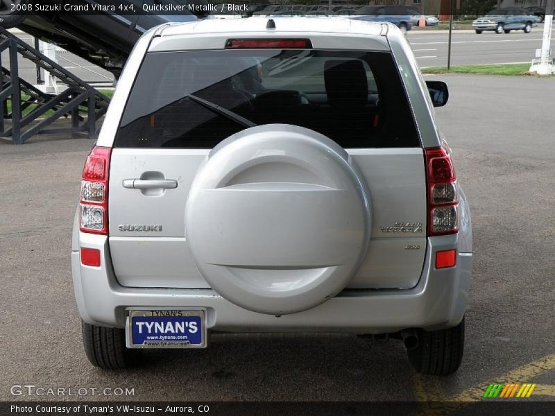 Quicksilver Metallic / Black 2008 Suzuki Grand Vitara 4x4