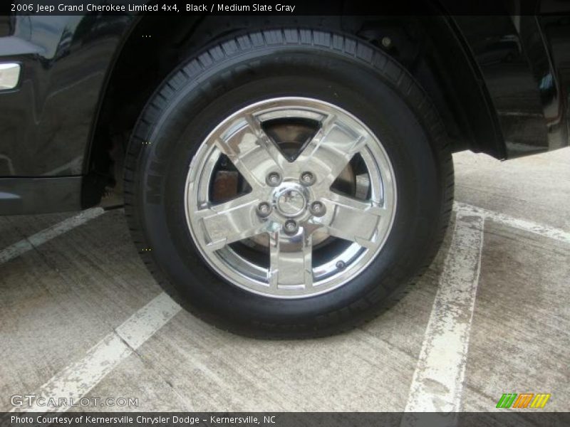 Black / Medium Slate Gray 2006 Jeep Grand Cherokee Limited 4x4