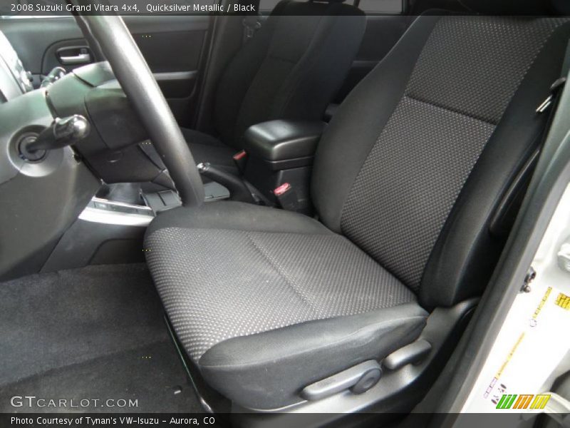 Quicksilver Metallic / Black 2008 Suzuki Grand Vitara 4x4